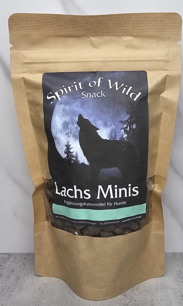 Spirit of Wild Snack Lachs Minis 150g