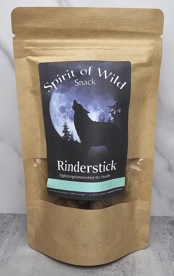 Spirit of Wild Snack Rinderstick 100g Soft für Hunde