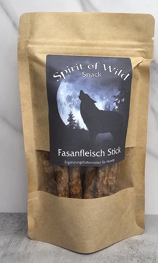 Spirit of Wild Snack Fasanfleisch Stick 100g